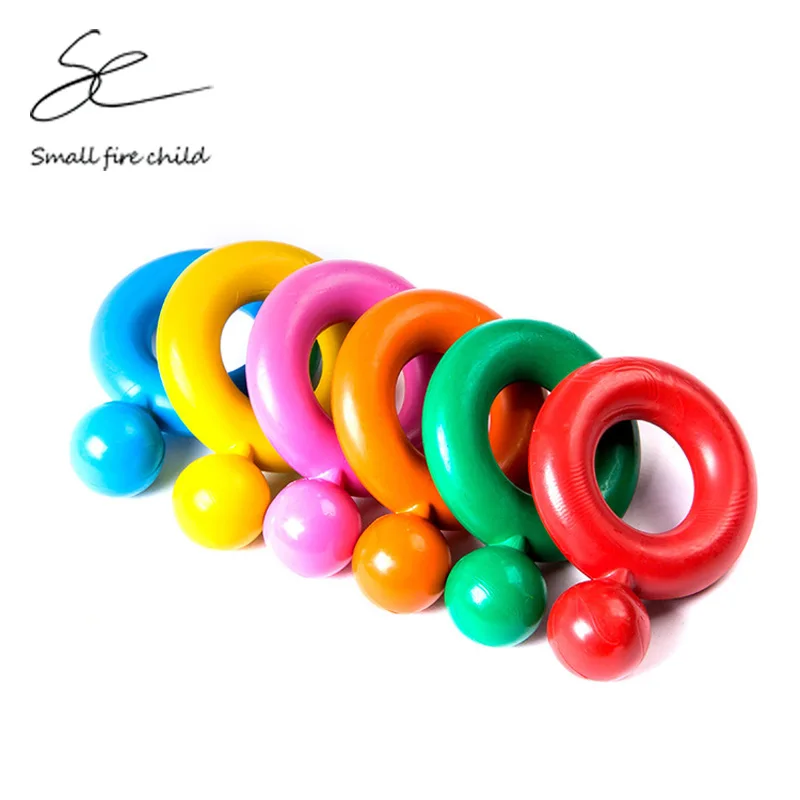 

6 Colors Non-toxic Wax Creative Children Paint Brushes Crayons Ring Shape Children's Gifts Early Puzzle Infant Toys Stationery