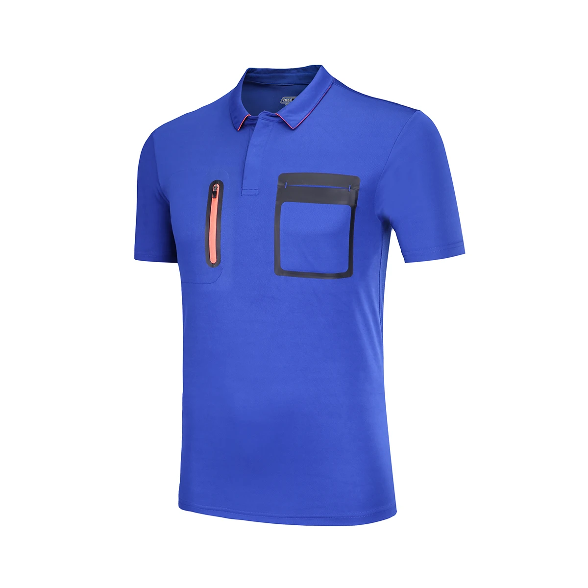 WOSAWE для тренировок и упражнений, мужская футбольная одежда для спортивного судьи, полиэстер, униформа судьи, футболка - Цвет: Синий
