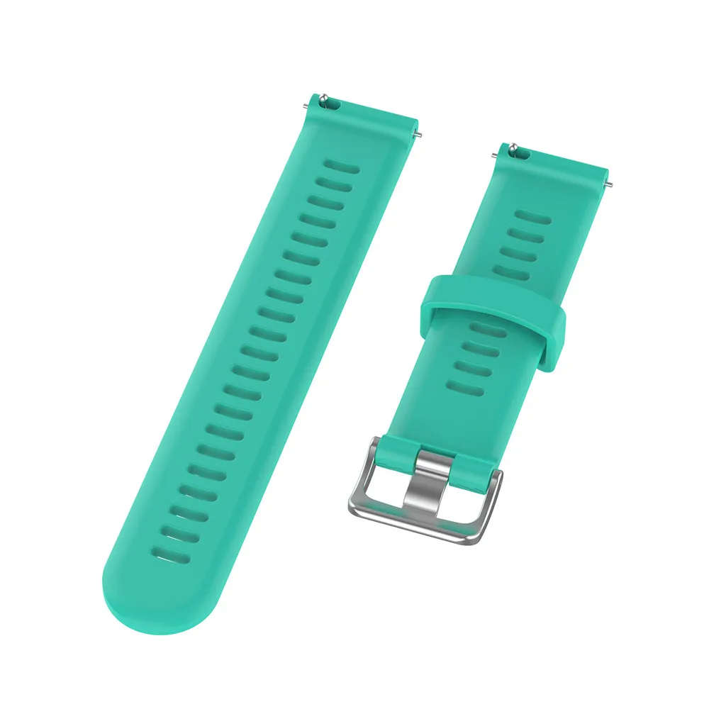 20 ремешок для часов, мм для Garmin Forerunner 245/645/245 M/Vivoactive 3 силиконовый смарт-ремешок для наручных часов для Galaxy watch 42 мм браслеты - Цвет ремешка: Mint green