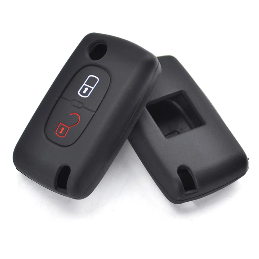 2 Кнопка чехол для ключа подходит PEUGEOT 307 308 406 407 408 107 206 207 607 пульт дистанционного