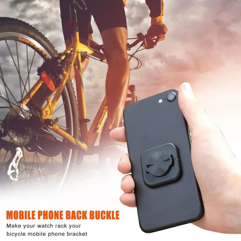 2шт велосипедные наклейки для велосипеда держатель телефона задняя кнопка на клею крепление для GARMING