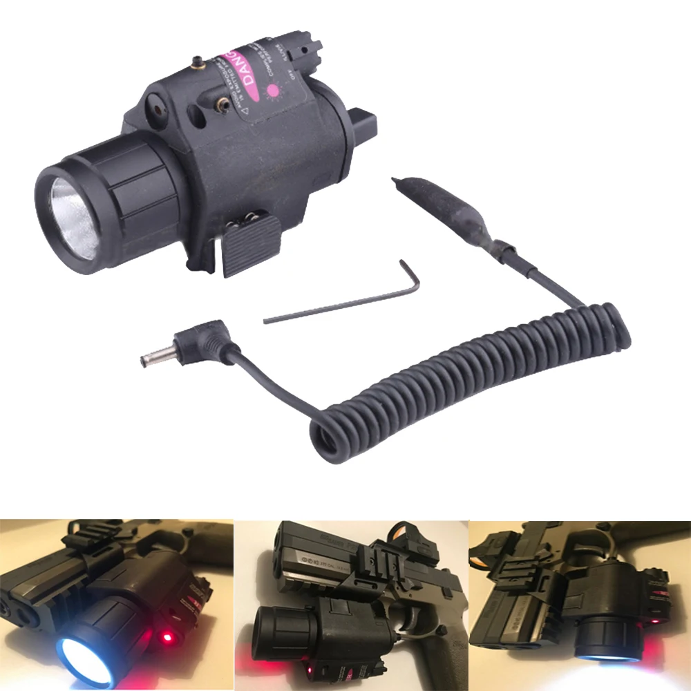Buy 3 Mode Tactical Red Laser White LED Gun Light