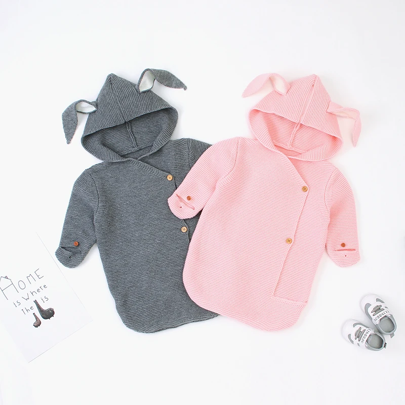 

Cute Rabbit Baby Envelope for Newborns Super Soft Cocoon Sleeping Bag Crib Sides Baby Bed Decor Baby Blankets Newborn