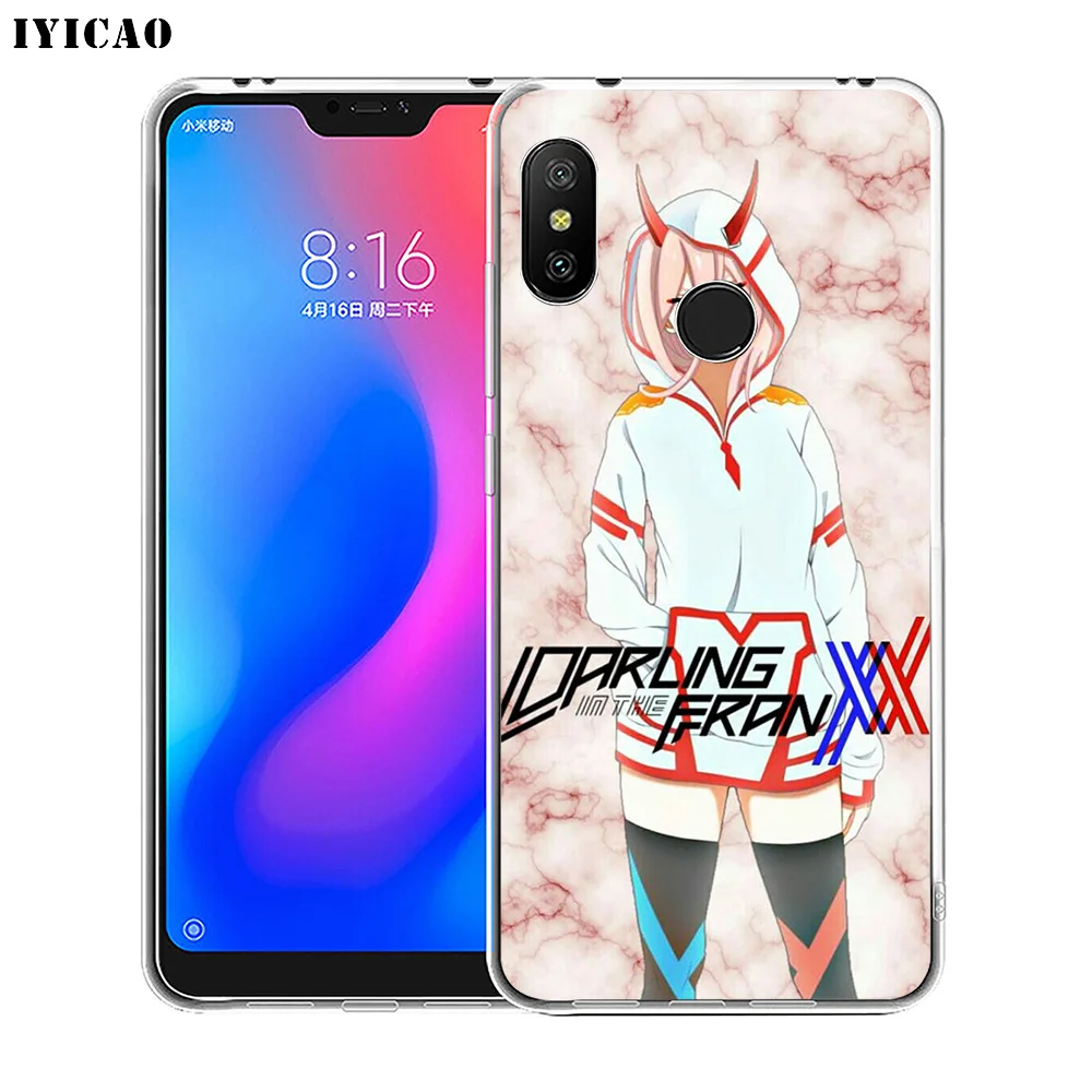 Мягкий силиконовый чехол для телефона IYICAO DARLING in the FRANXX Xiaomi Redmi 4A 5A 6A Note 7 6 5 Pro Plus 4X