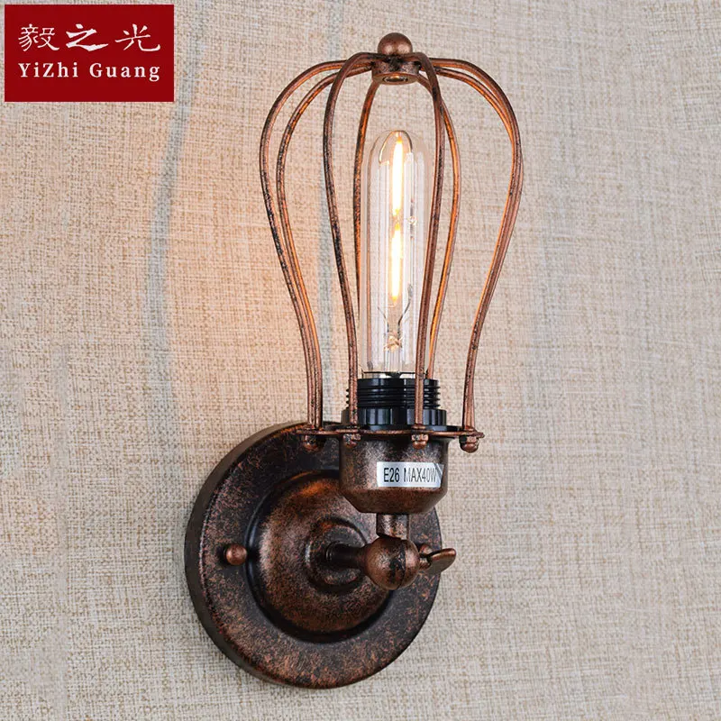 

ancient ways led wall lamp, wrought iron lamp of bedroom the head of a bed, restaurant wall lamp corridor corridor lamp