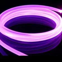 50mX прозрачный боковой светящийся 14 мм диаметр пластиковый PMMA волоконно-оптический кабель твердый сердцевина оптического кабеля Экспресс