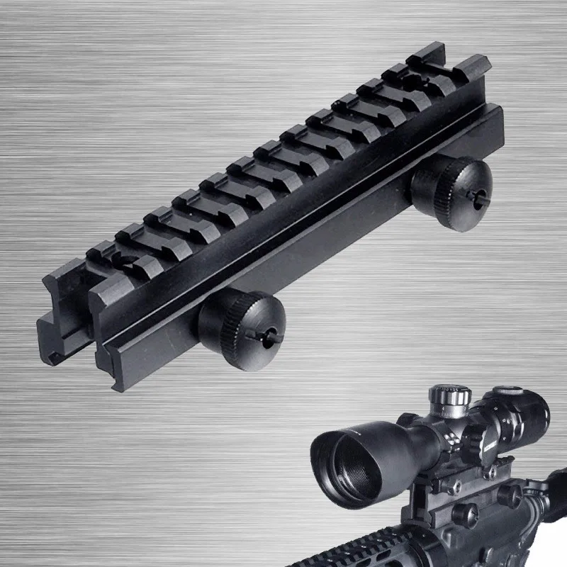 Tactical 1" High Hi Profile Full Size .223 Rifle Riser Mount AR Riser