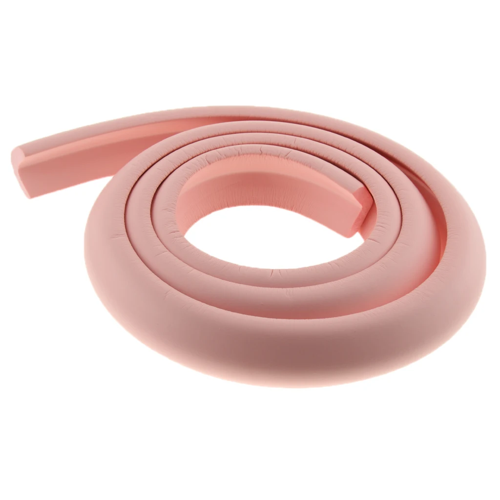 2M L Shape Rubber Strap Table Cupboard Edge Guard Baby Kids Safety Corner Protection Home Decoration
