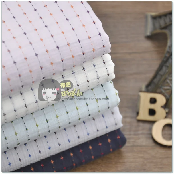 2016 Real Limited Knitted 100% Cotton Patchwork Pwb001 Neadend Embroidered Cotton Fabric Soft Costumiers Handmade Diy Cloth