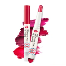 Lips Makeup Waterproof Smooth Elastic Long-lasting Lip Tint Lipstick+Sponge Head Colorstay Silky Air Cushion Bitten