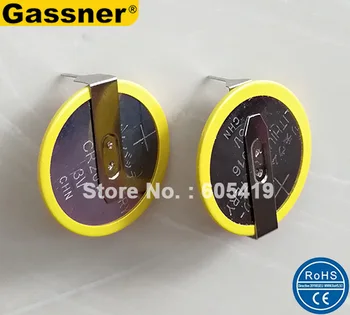 

200pcs/Lot 3V Welded pins CR2016 Lithium Button cell battery with Tabs for Game Player PCB