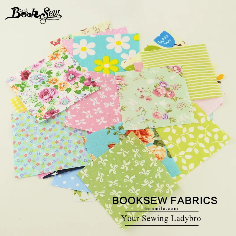 Booksew Новинка 30 шт. 10 см x хлопчатобумажная саржевая ткань очаровательные пакеты