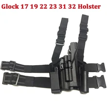 Glock, ручная кобура с фонариком, сумка для журналов, Airsoftsport, Тактический кобура для Глок, 17, 19, 22, 23, 31, 32(China)