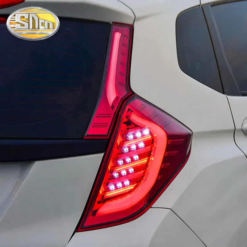 Автомобильный светодиодный задний фонарь для Honda Fit Jazz GK5- задний ходовой свет+ стоп-сигнал+ Задний сигнал поворота