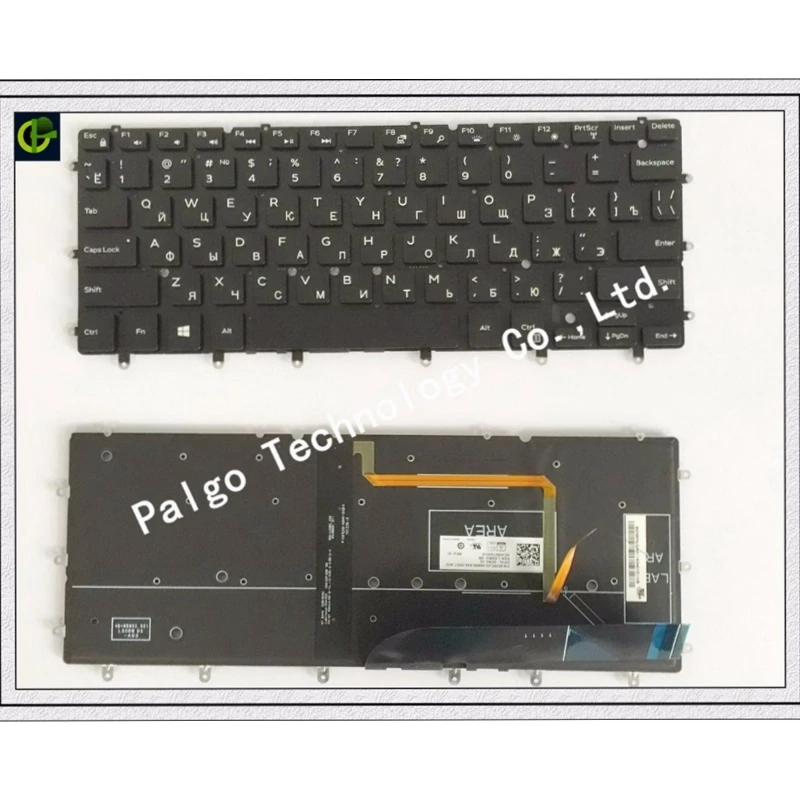 

Russian Backlit keyboard for Dell XPS 13 9343 xps13 9350 9360 15BR N7547 N7548 7547 7548 17-3000 for Inspiron13 7347 7348 RU