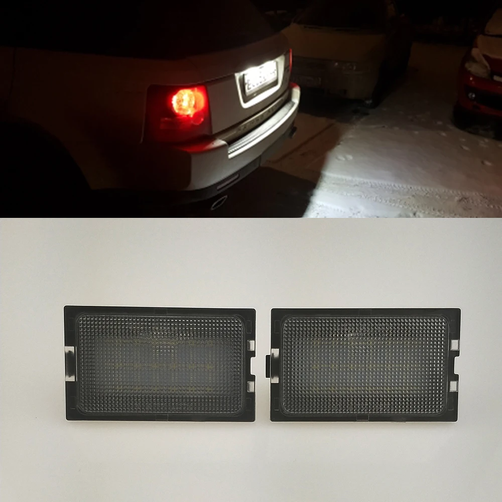 

Error Free 18SMD LED number license plate lights bulb for Land Rover discovery3/4 Freelander 2 Rang Rover Sport car-styling