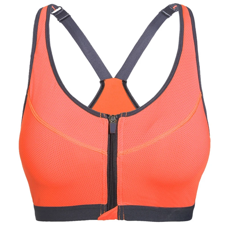 Удобный спортивный бюстгальтер на молнии для женщин|sport bra size|bra 40dsport |