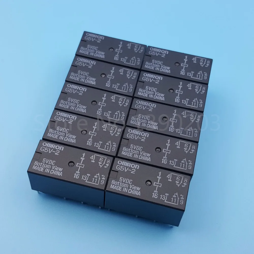 10 шт. Omron G5V 2 DC5V DPDT 8Pin PCB крепление низкая стоимость реле сигнала|signal relay|pcb mount relaypcb