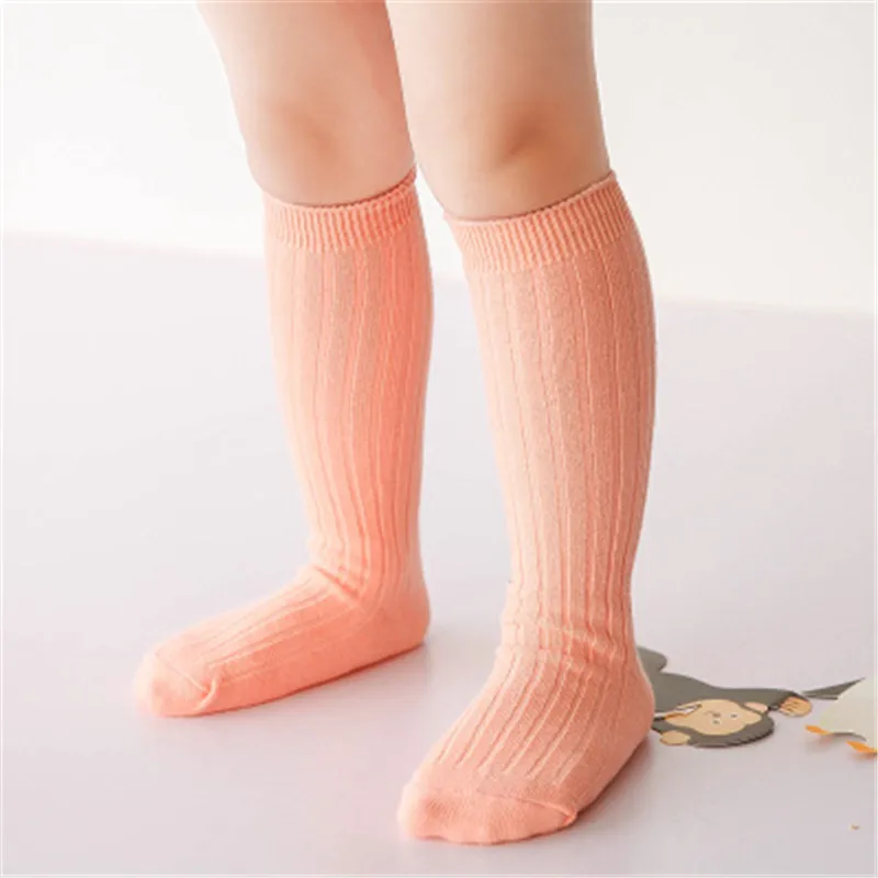 Kids Long Socks Knee High toddler Girls Boot Sock Leg Warmer Cute Candy ...