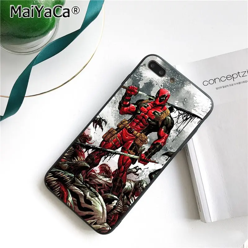 MaiYaCa классный Дэдпул из Вселенной Марвел чехол для телефона iphone 11 Pro 11Pro Max 8 7 6S Plus X XS MAX 5 5S SE XR