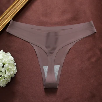 

3 thin section of a piece comfortable seamless Thong Panty waisted t pants female female temptation pants