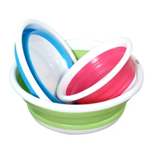 Высокое качество утолщаются умывальник Портативный складной ведро воды Открытый оборудование для кемпинга путешествия умывальника хранения для ног воды