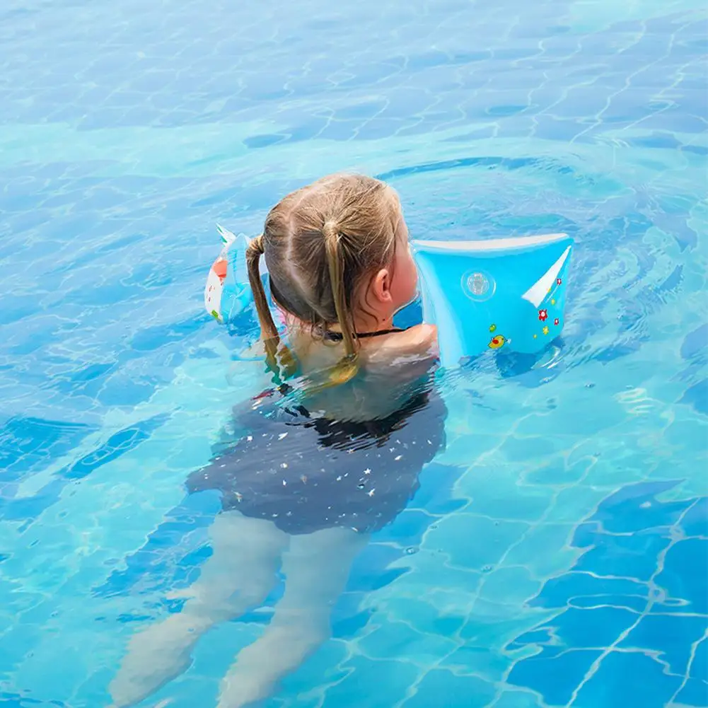 Детская сумка для плавания с рисунком Минг, Двойная подушка безопасности, мультяшная форма, Учитесь Плавать быстро, лето, ПВХ материал для