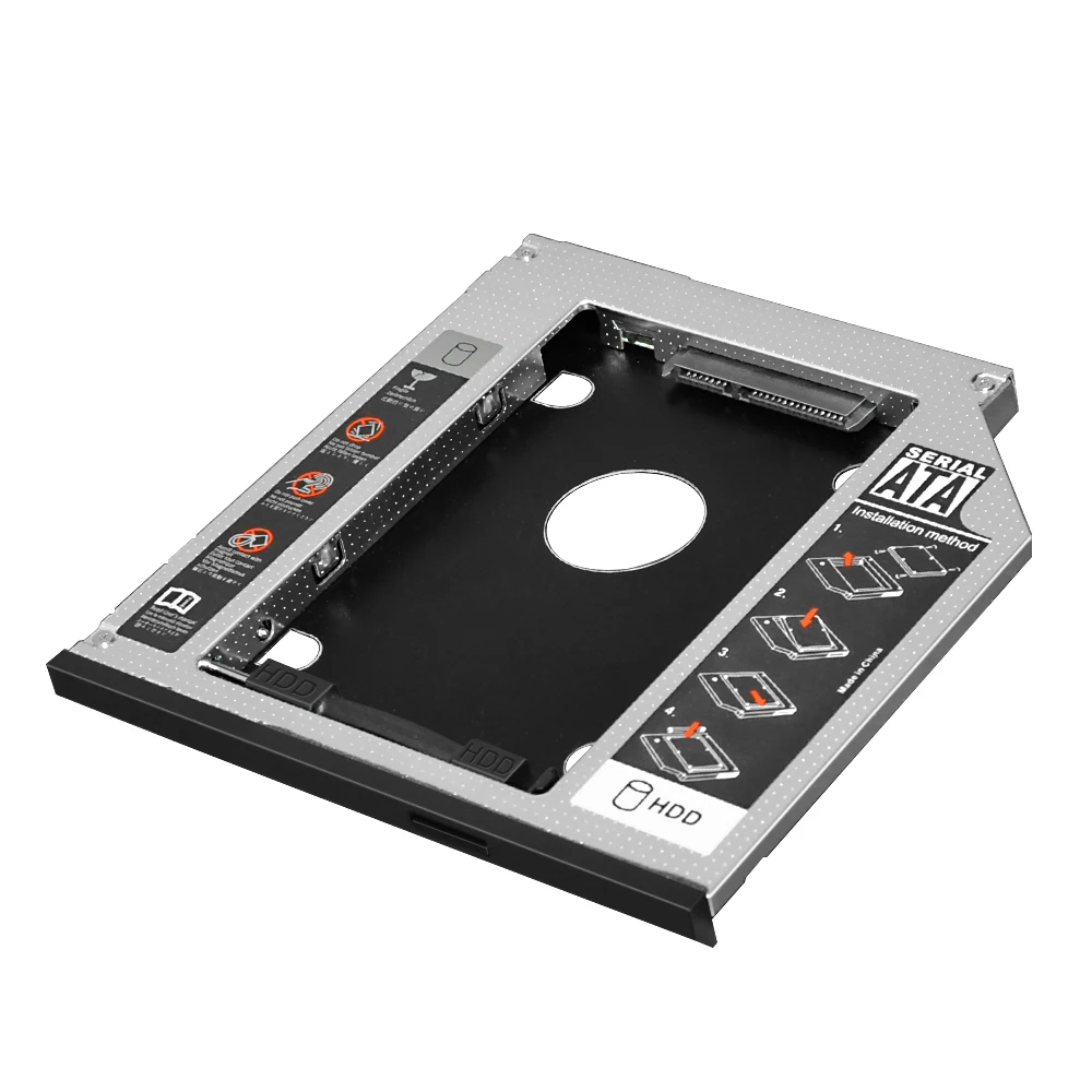 DeepFox SATA 2nd HDD Caddy 9,5 мм SSD адаптер жесткого диска внешний карман для lenovo Thinkpad HDT440P