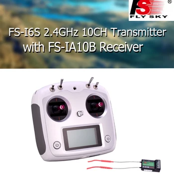 

Original Flysky FS-i6S 2.4GHz 10CH RC quadcopter Drone Helicopter Transmitter with FS-iA10B Receiver
