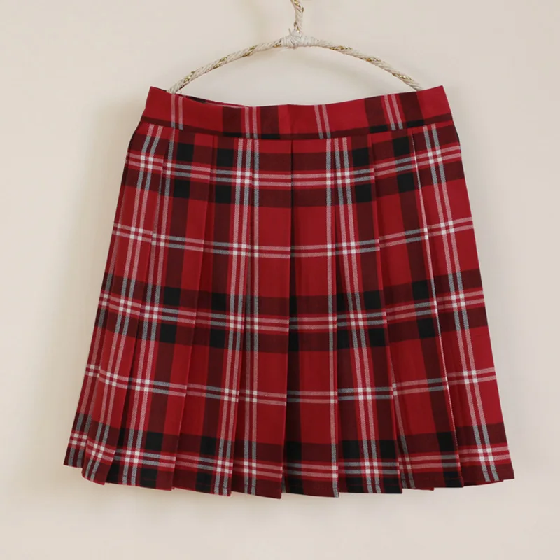 black mini skirt The New Campus Style High-waisted A-line Skirt Sweet Plaid Pleated Skirt School Uniform Skirt for Girls floral skirt Skirts