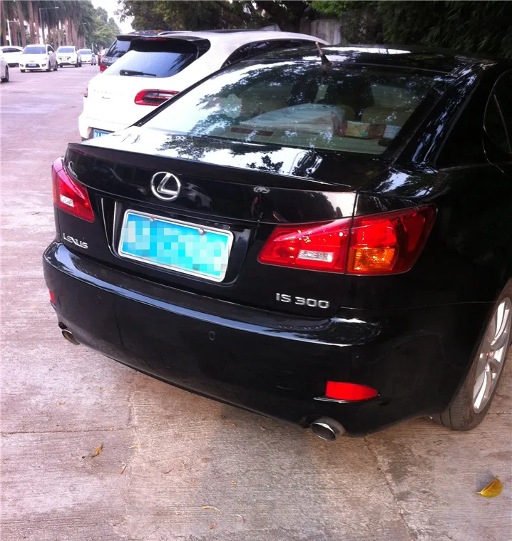 Для Lexus IS250 спойлер на крышу 2006-2012 Lexus IS300 IS350 спойлер на крышу ABS Пластиковый материал заднее крыло автомобиля цветной задний спойлер