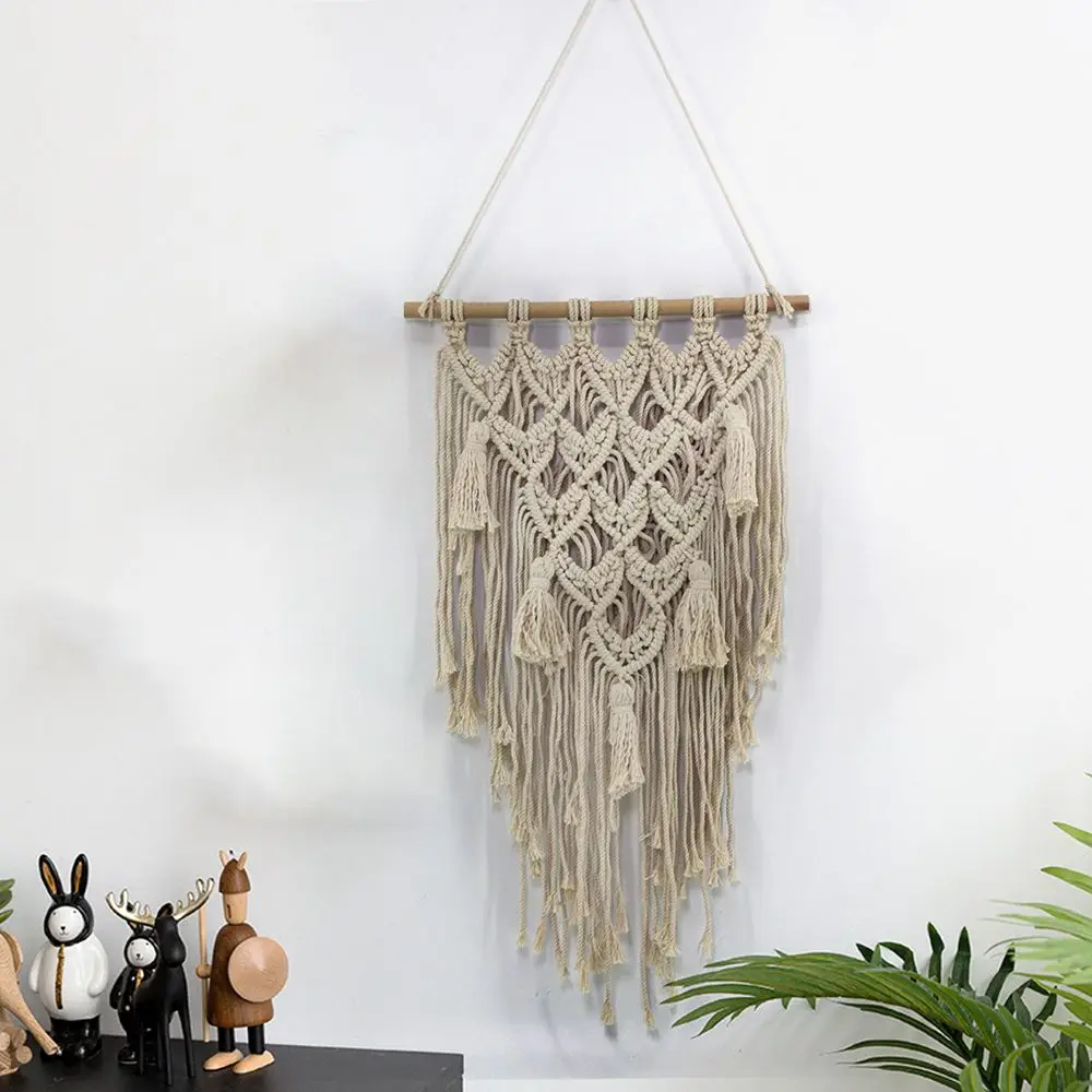 

Bohemia Tapestry home cafe Decor Handmade Macrame Cotton Woven Wall Art Hanging carpet For Wall Decoration