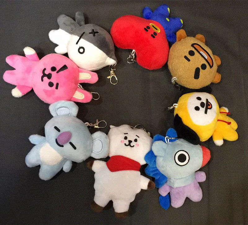 BTS Bomb Army juguetes de Peluche llavero Bangtan Boys Marchandise Peluche muñeca juguete Jeong kook Jimin Jin Suga j-hope suave Peluche de juguete