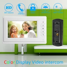 (1 Set) 7 inch Monitor Home Improvement Video Door Phone Home Security Digital Doorbell Door Access Control Intercom
