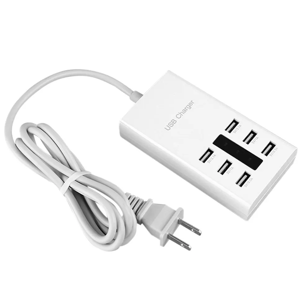 

5PCS for Smart Phone for Camera EU/US/AU Plug 7.2A Output 6 Ports USB Charger