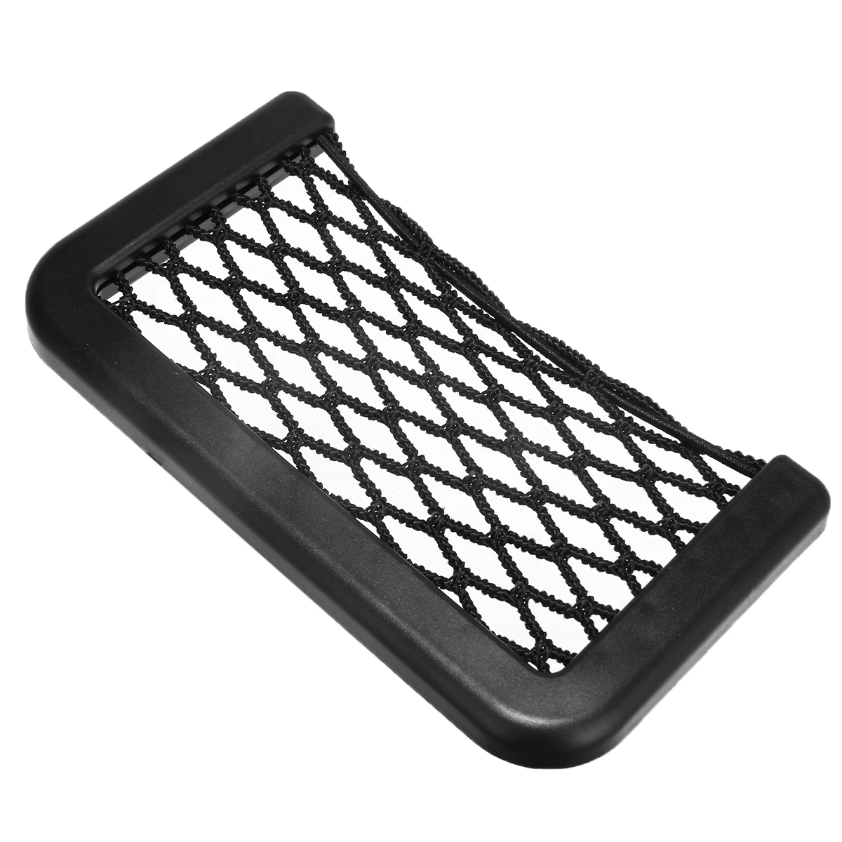 Mayitr 15*8CM Car Seat Elastic Phone Storage Net String Mesh Bag Phone Holder Ticket Pocket Universal