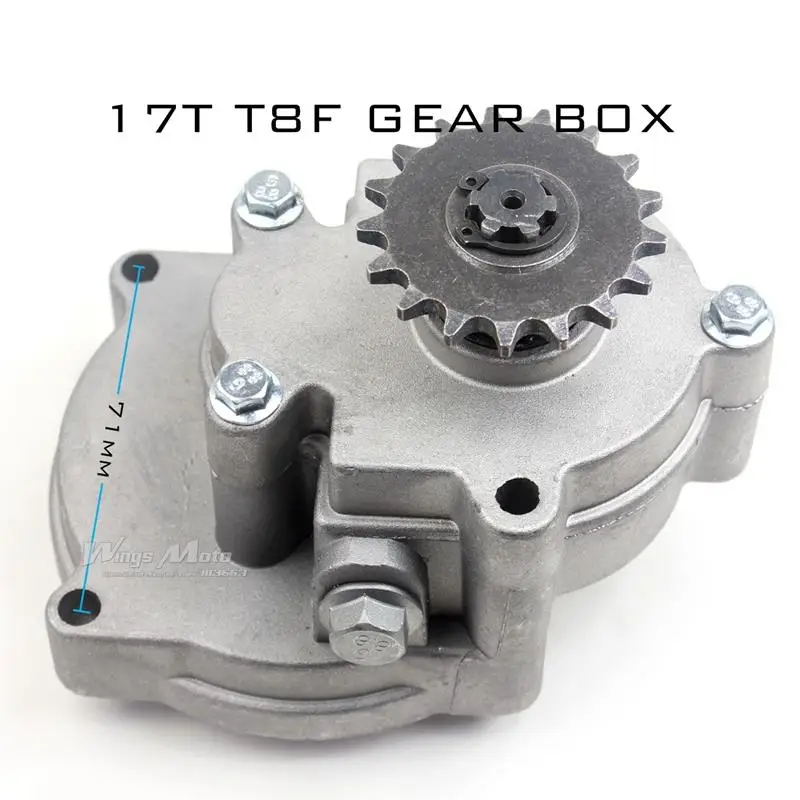 Wingsmoto 17T T8F Gear Box Clutch Bell Housing 43cc 49cc Petrol Scooter