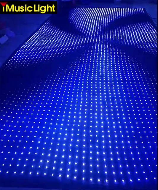 P6 3 M * 4 M DJ Vision Rideau LED Vidéo Tissu Éclairage de Scène LED ... P6 3 M * 4 M DJ Vision Rideau LED Vidéo Tissu Éclairage de Scène LED ...