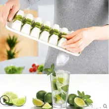 Домашний бар кухонные инструменты Инструменты для мороженого твердые цветные PP коробка для льда делая прессформы с крышкой