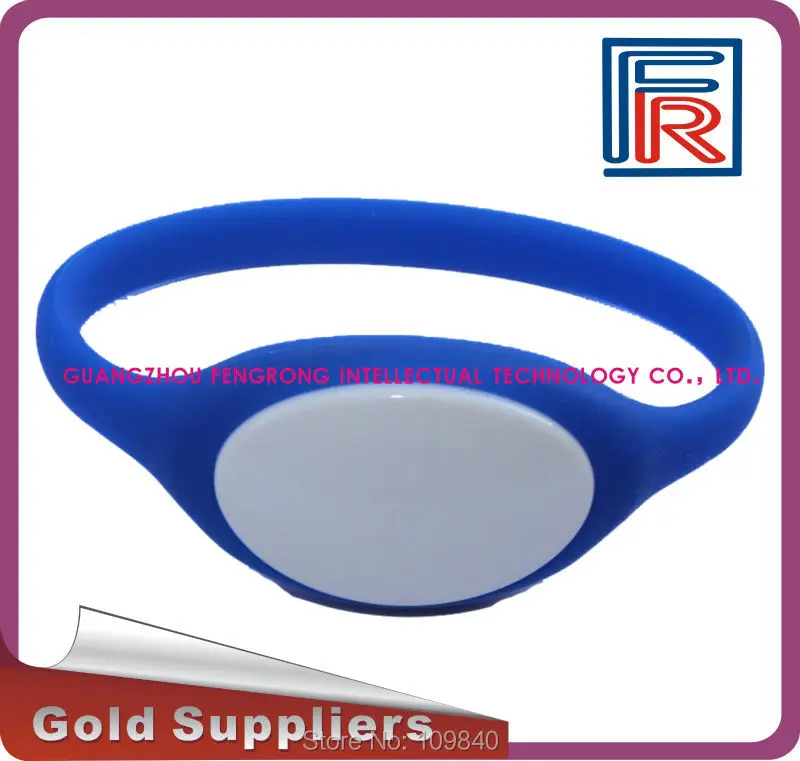 Waterproof Wristband/Bracelet with 13.56MHz 1K chip for swimming pool
