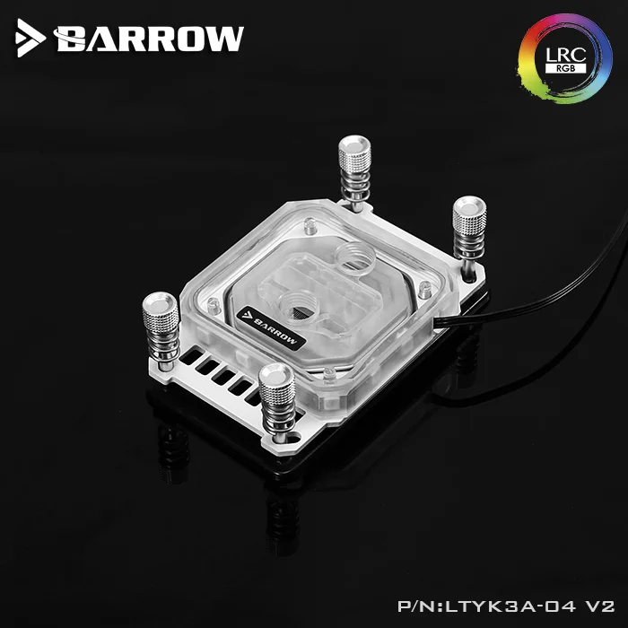 Buy Barrow LTYK3A 04 V2, For RyzenAMD AM4 AM3 CPU Water Blocks, LRC RGB v2 Acrylic Microcutting Microwaterway Water Cooling Block