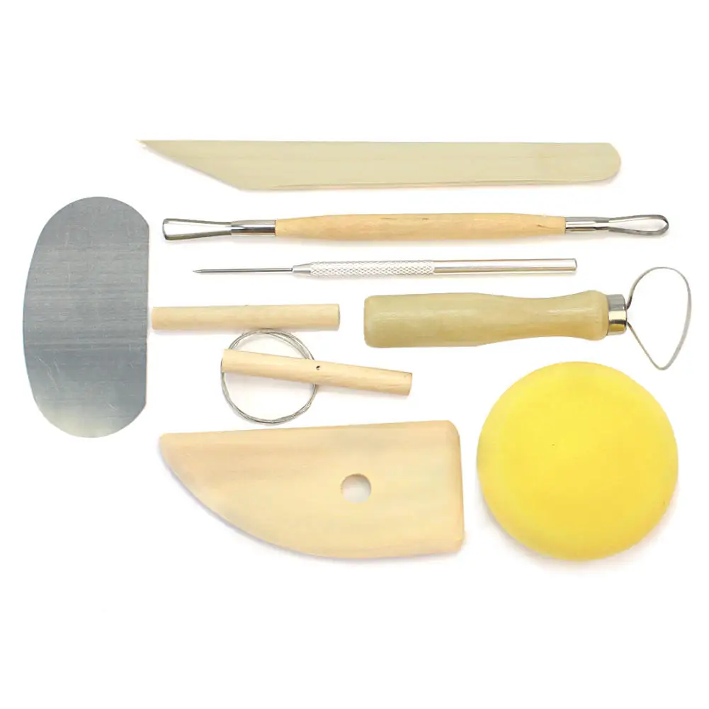 10pcs/Set Clay Sculpture Ceramics Molding Modelling Tools Carving