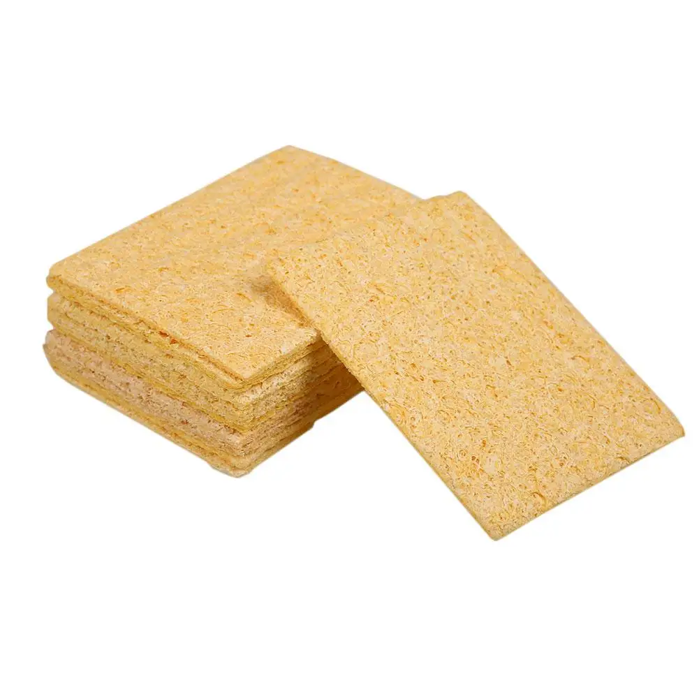 10pcs Solder Welding Cleaning Sponge Cleaner Soldering Solder Iron Tips