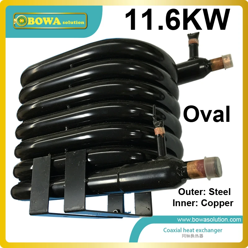 Buy 11.6KW coaxial heat exchanger coils suitable for