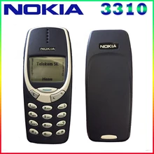 Бесплатная доставка оригинальный Nokia 3310 дешевые телефон gsm 900/1800 с России и арабский клавиатура многоязыковым гарантия 1 год