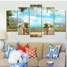 Природный пейзаж 5d алмазная картина на заказ квадратное синее небо море Сад Рождество вышивка diy Вышивка крестиком Рождественский Декор Горячая 925