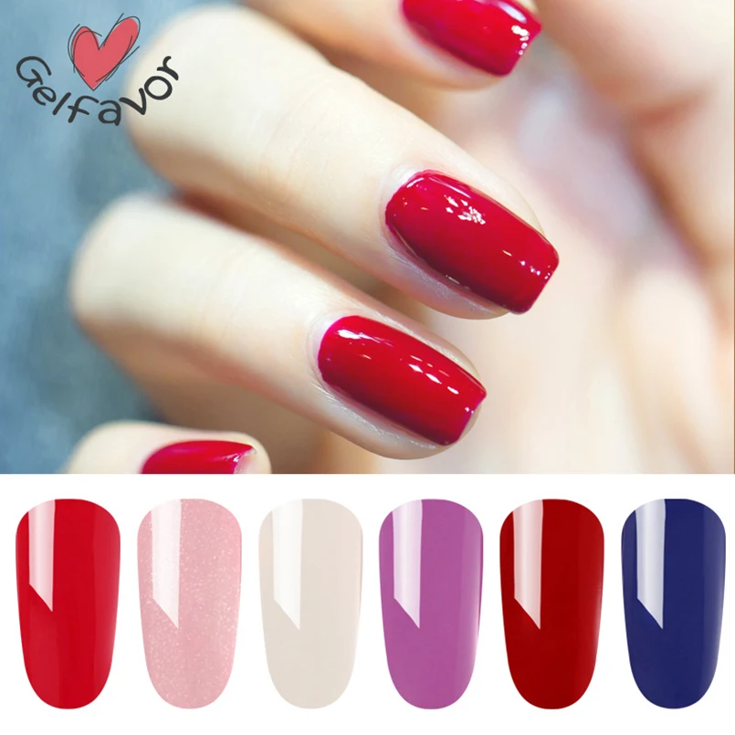

Rosalind 60 Colors UV Nail Gel Polish Semi Permanent Soak-off UV&LED Nail Lacquer Pure Candy Color Gel Polish Varnish Nail Art