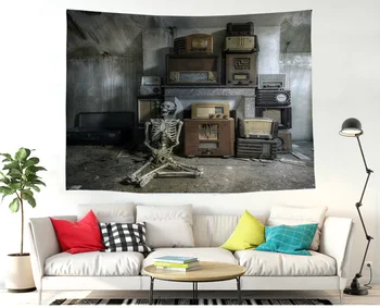 

mylb India Mandala Tapestry Wall Hanging Skull Tapestry Beach Bedspreads Skull Blanket Towel Hippie Tapestry Psychedelic Wall