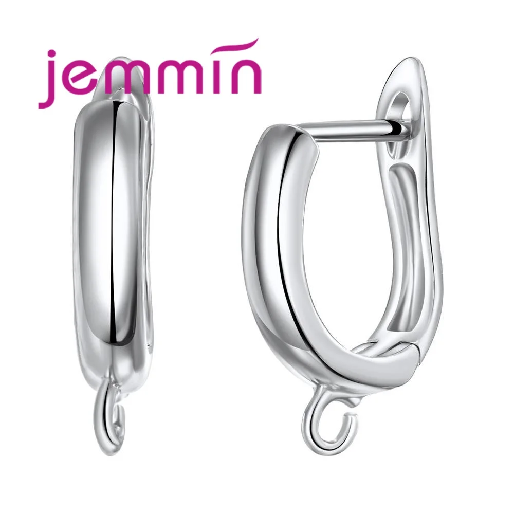 

Jemmin Hot Sale Simple Style 925 Sterling Silver Hoop Earrings For Women Female Party Engagement Accessories Jewelry Wholesale