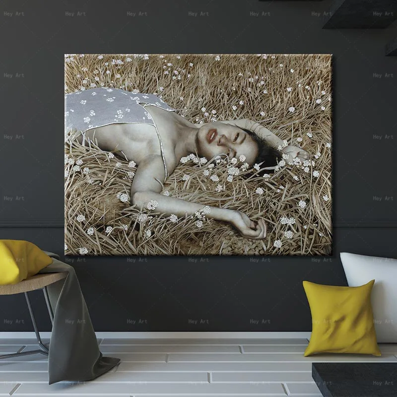 figure art poster abstract Wall Painting Living Room hd printed beauty canvas Unframed prints Forest Landscape Picture